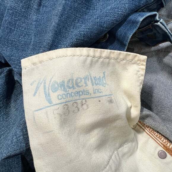 Cone Denim Mill Blue Jeans Wonderland Concepts Sample Men Indigo 34x31